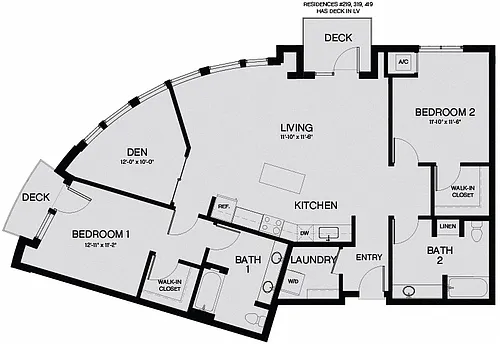 Floor plan Plan 2E