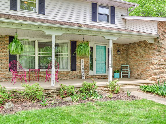 Welcoming front porch