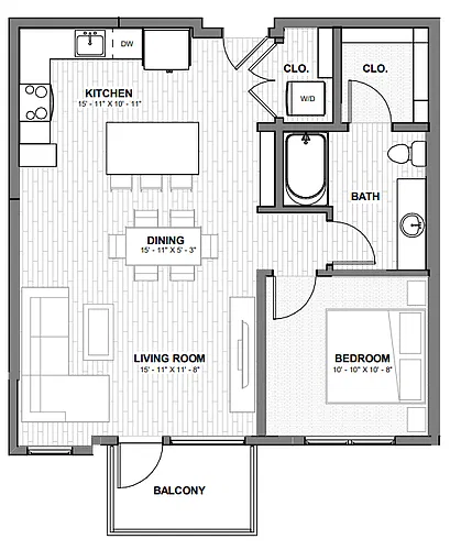 Floor plan Evans - C