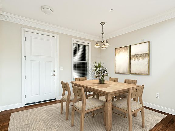 Dining area - virtually staged to show layout