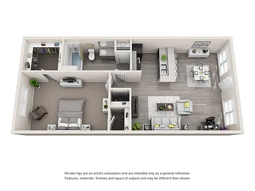 Floor plan 1X1