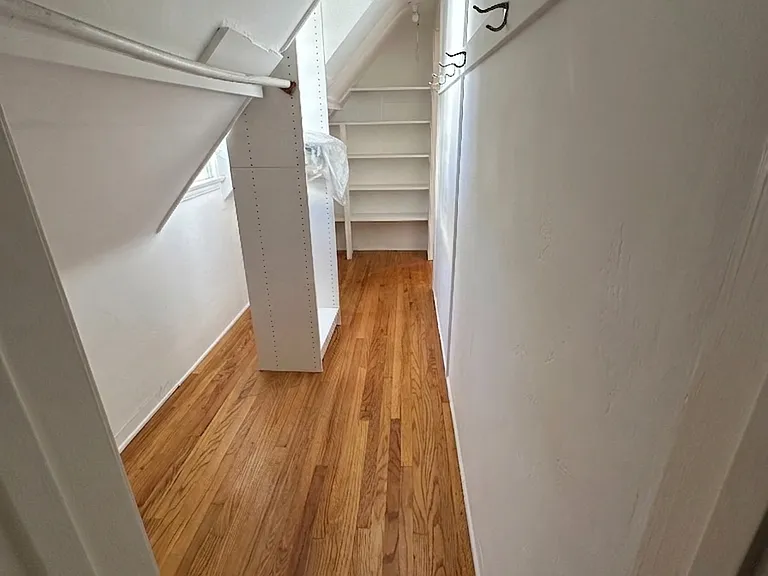 huge walk-in closet. can walk all the way through, has door access on both ends