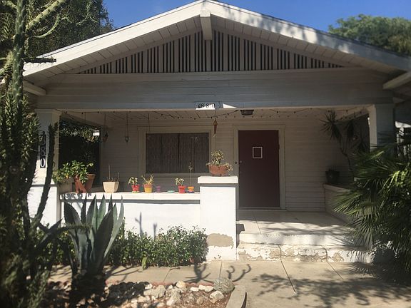 Entrance and porch. The porch is getting painted!