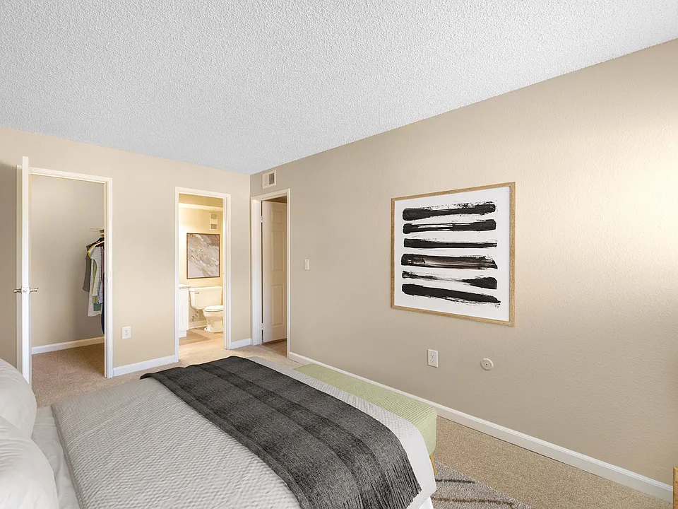 Bedroom with Ensuite Bath and Walk-in Closet