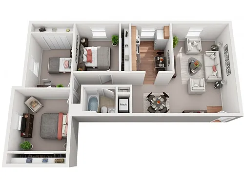 Floor plan 3 Bedroom