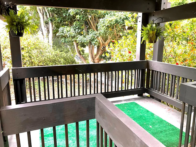 Private balcony