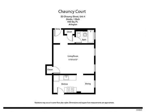 Floor plan Studio