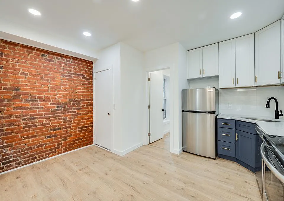 Kitchen and door to backyard