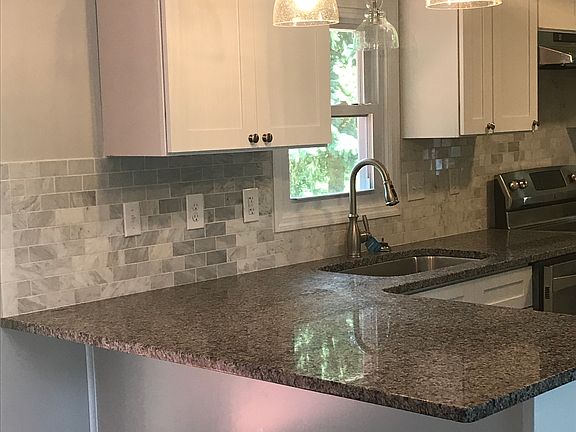 Granite tops, tile work, 
