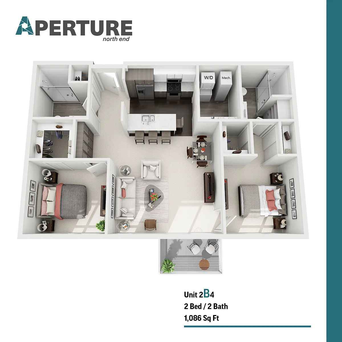 Floor plan 2B4