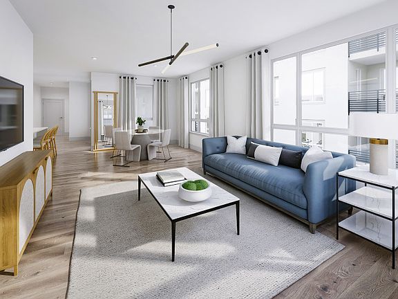 Functional open floorplan