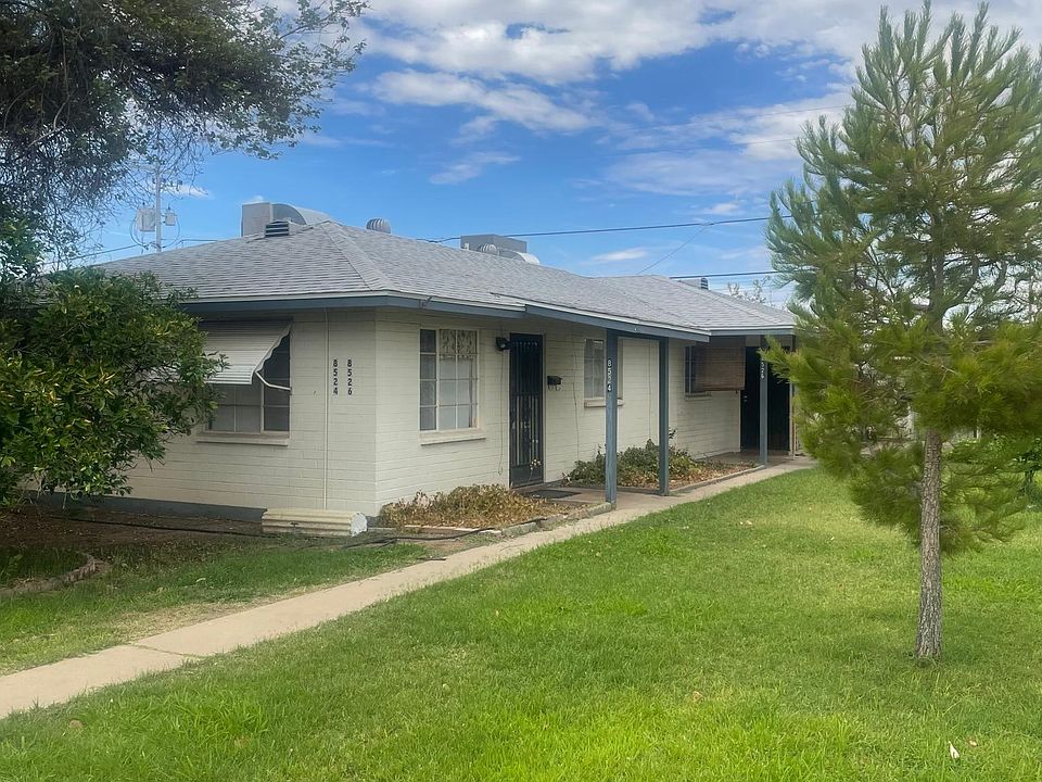 Front view of duplex unit