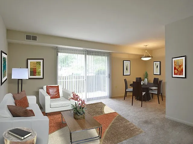 One bedroom with walk out patio