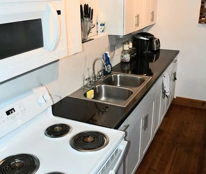 Black Granite Tile Countertop