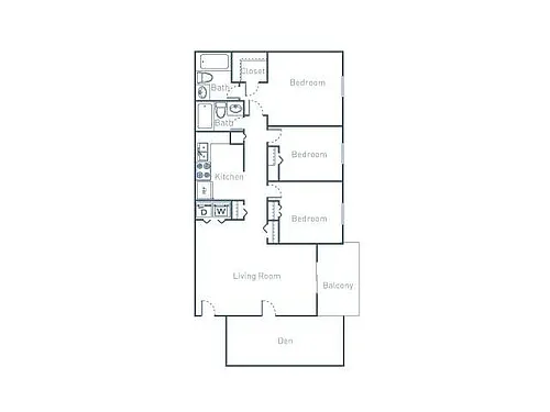 Floor plan C1BD