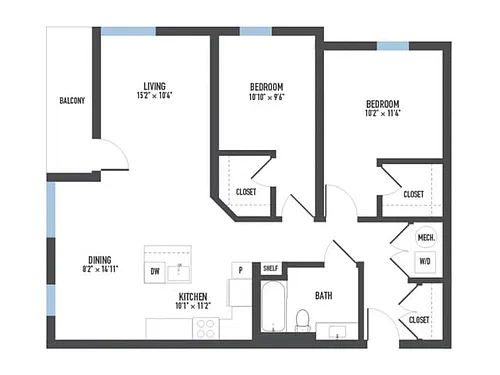 Floor plan Harris