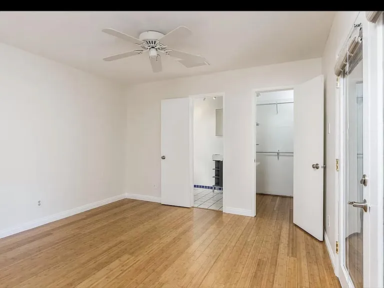 spare bedroom with closet