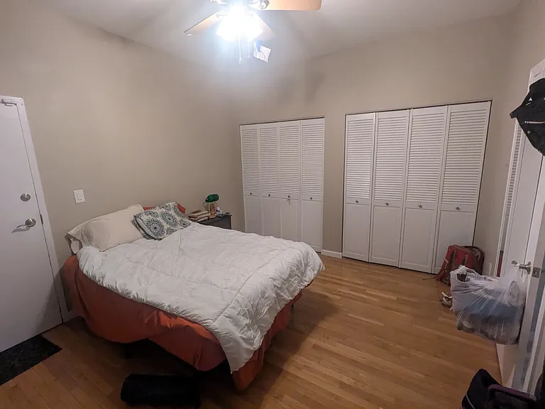 Bedroom and ample closet space