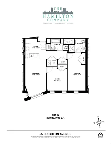 Floor plan 2BR-D