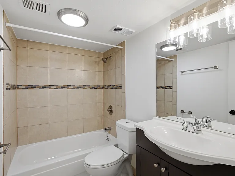 Hallway bathroom
