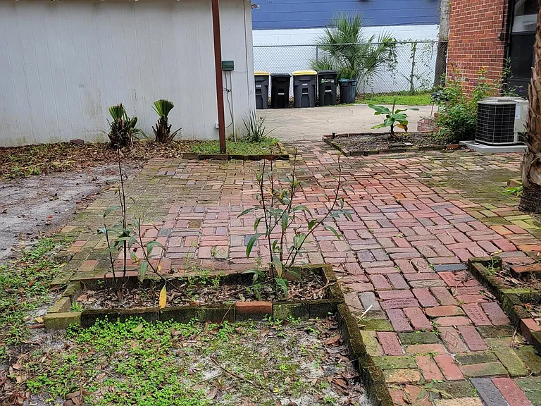 Beautiful brick patio