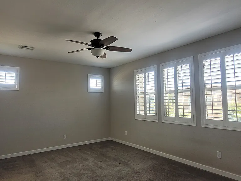 Spacious master bedroom
