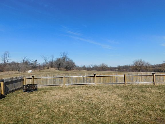 Fenced in back yard.