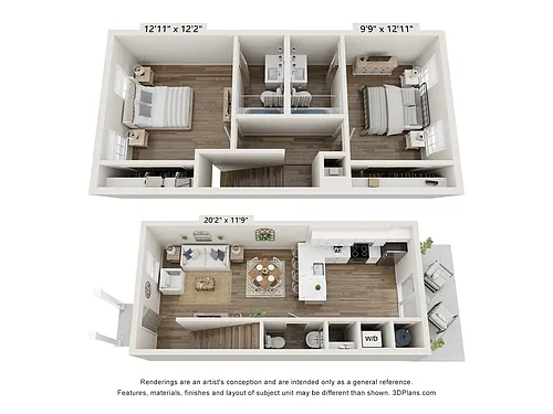 Floor plan Ashton Townhome