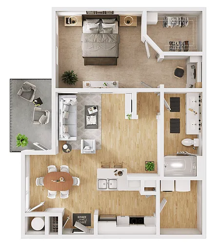 Floor plan A1B