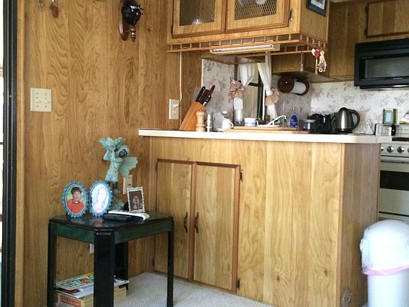 Looking into the kitchen