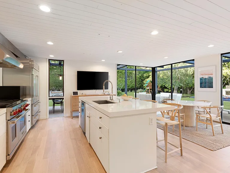 Open plan kitchen