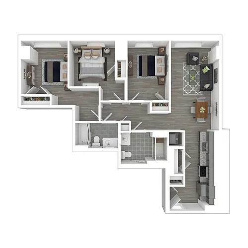 Floor plan The Center (C2-UD)