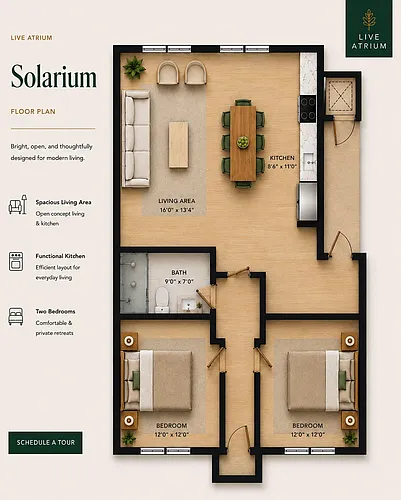 Floor plan The Solarium