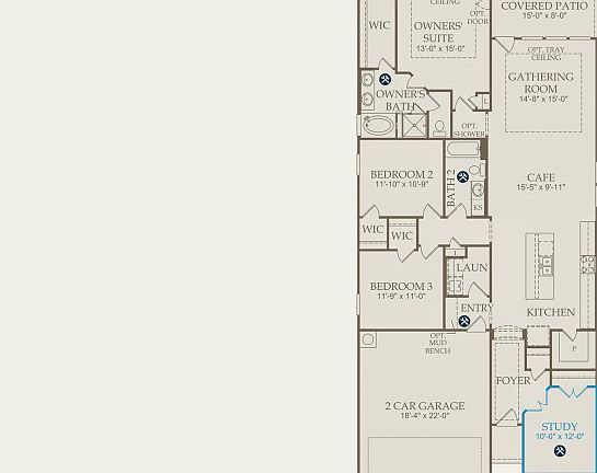 Fox Hollow Floor Plan, Quick Move-In Home, Floor 1