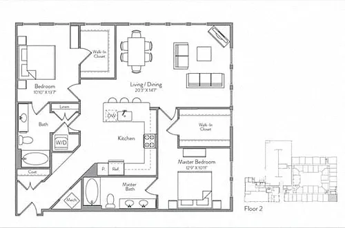 Floor plan B3A