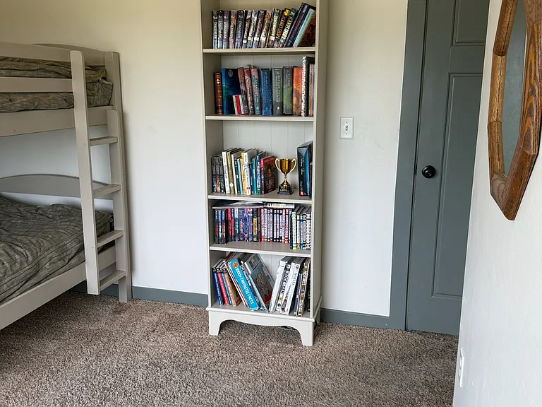 Bedroom 1 with walk in closet.
