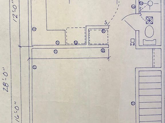 Main floor layout.