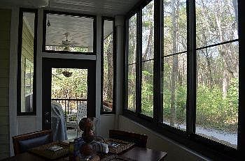 Glassed in Patio & Outside Porch