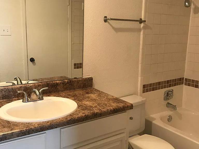 Upgraded bath rooms with new countertops, sinks, faucet, fix