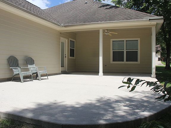 Covered patio and open deck