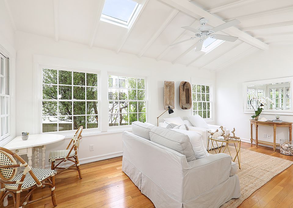 living room from front door