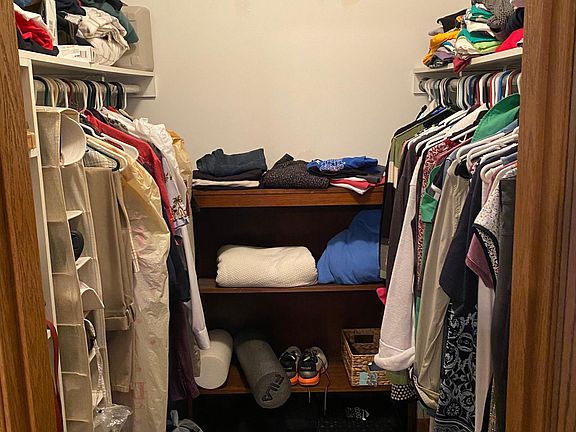 Master walk-in closet
