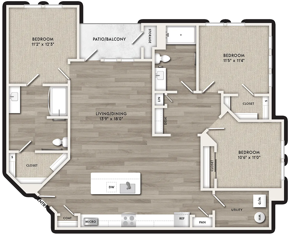 Floor plan C1A