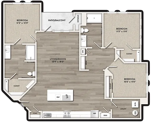 Floor plan C1A