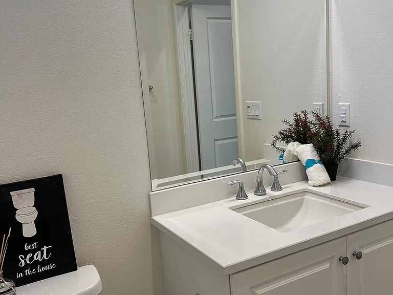 1st floor, half bathroom