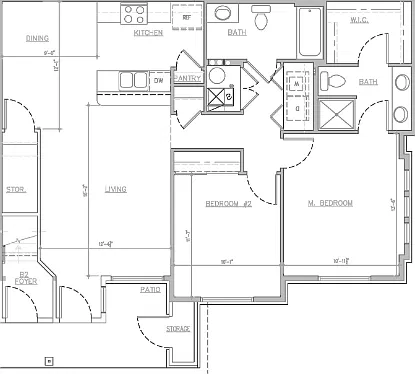 2 bed, 1116 sqft, $1,675 — Photo 2