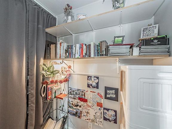 Prayer closet in the living room area