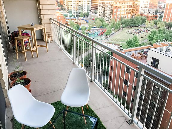 Great patio for grilling and growing plants all summer long.