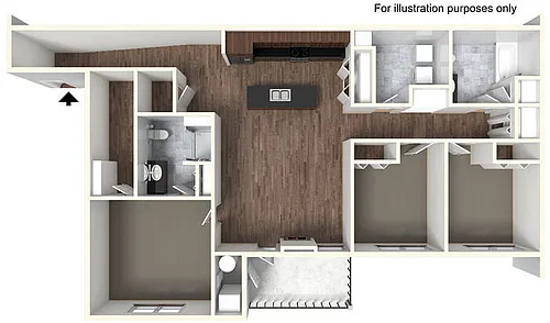 Floor plan FC1U