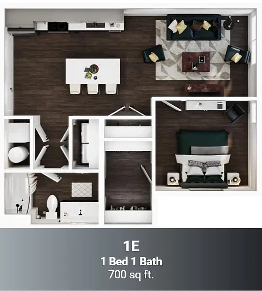 Floor plan Floorplan - 1E